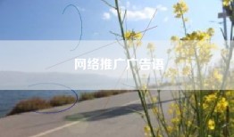 网络推广广告语