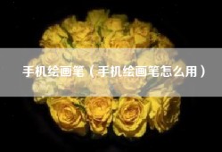 手机绘画笔（手机绘画笔怎么用）