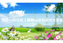 麒麟960的手机（麒麟960手机型号大全表）