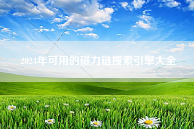 2024年可用的磁力链搜索引擎大全