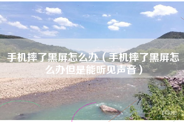 手机摔了黑屏怎么办（手机摔了黑屏怎么办但是能听见声音）