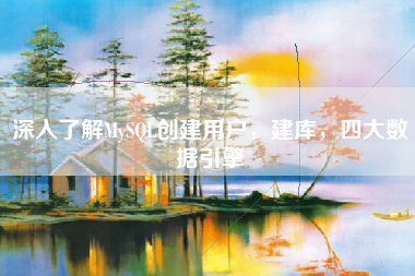 深入了解MySQL创建用户，建库，四大数据引擎
